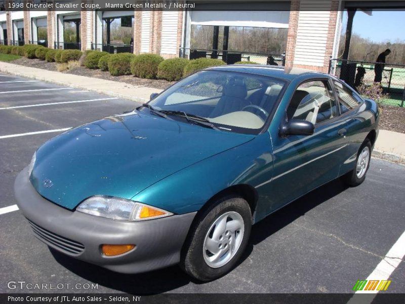 Manta Green Metallic / Neutral 1998 Chevrolet Cavalier Coupe