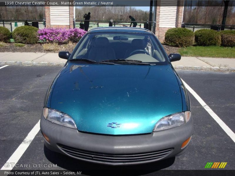 Manta Green Metallic / Neutral 1998 Chevrolet Cavalier Coupe