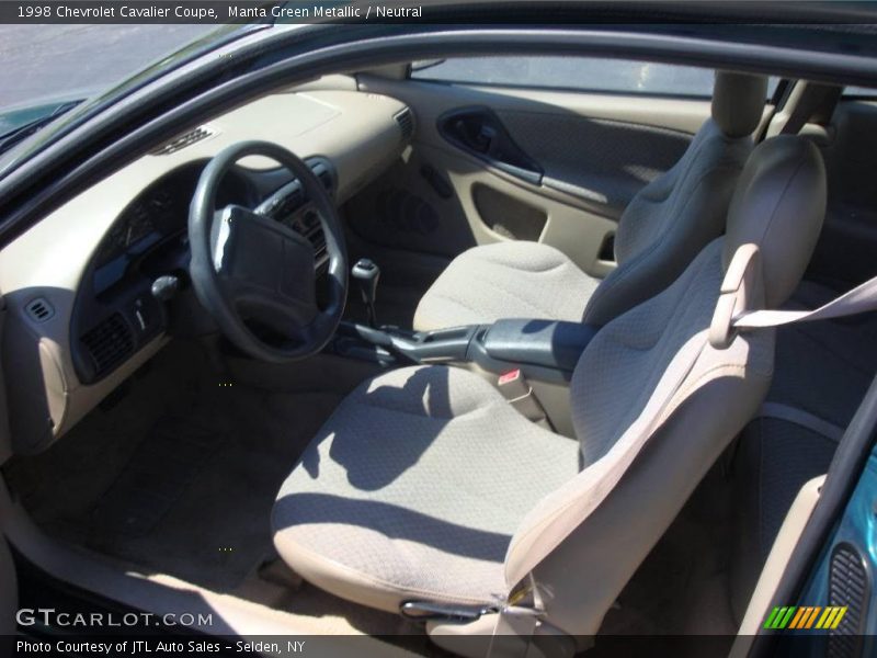Manta Green Metallic / Neutral 1998 Chevrolet Cavalier Coupe