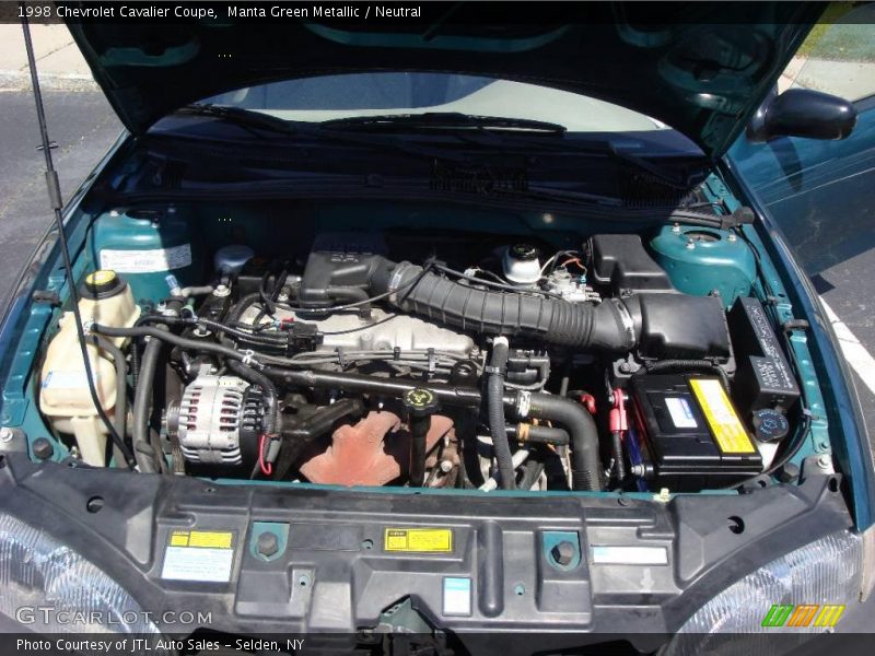Manta Green Metallic / Neutral 1998 Chevrolet Cavalier Coupe