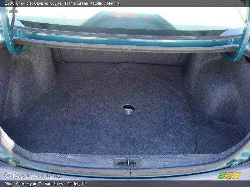 Manta Green Metallic / Neutral 1998 Chevrolet Cavalier Coupe
