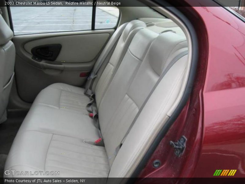 Redfire Metallic / Neutral Beige 2003 Chevrolet Malibu LS Sedan