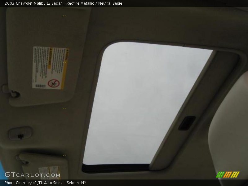 Redfire Metallic / Neutral Beige 2003 Chevrolet Malibu LS Sedan