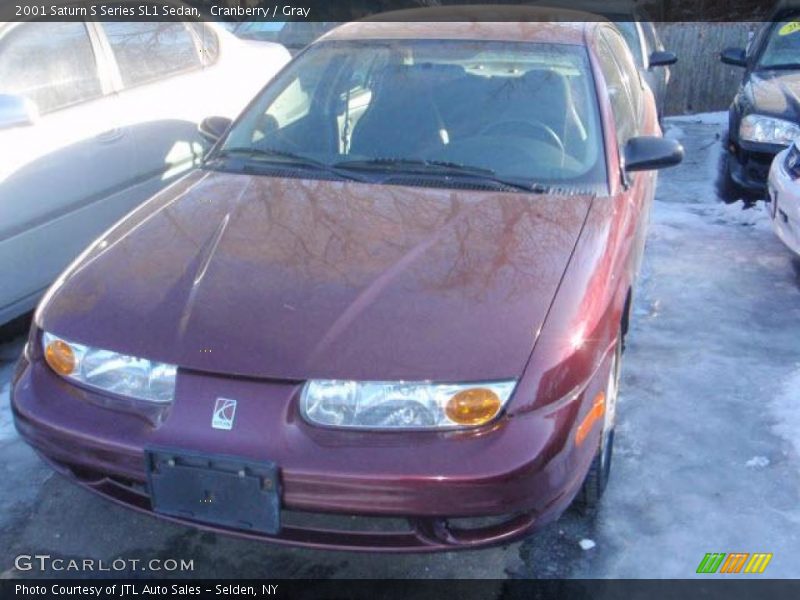 Cranberry / Gray 2001 Saturn S Series SL1 Sedan