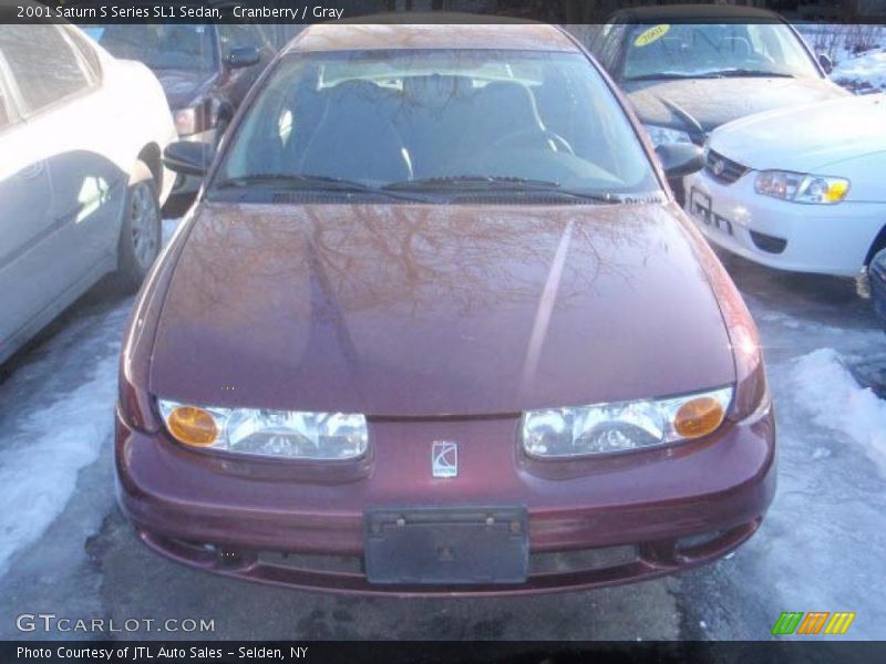 Cranberry / Gray 2001 Saturn S Series SL1 Sedan