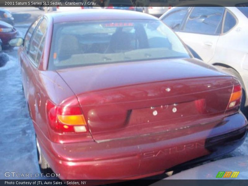 Cranberry / Gray 2001 Saturn S Series SL1 Sedan