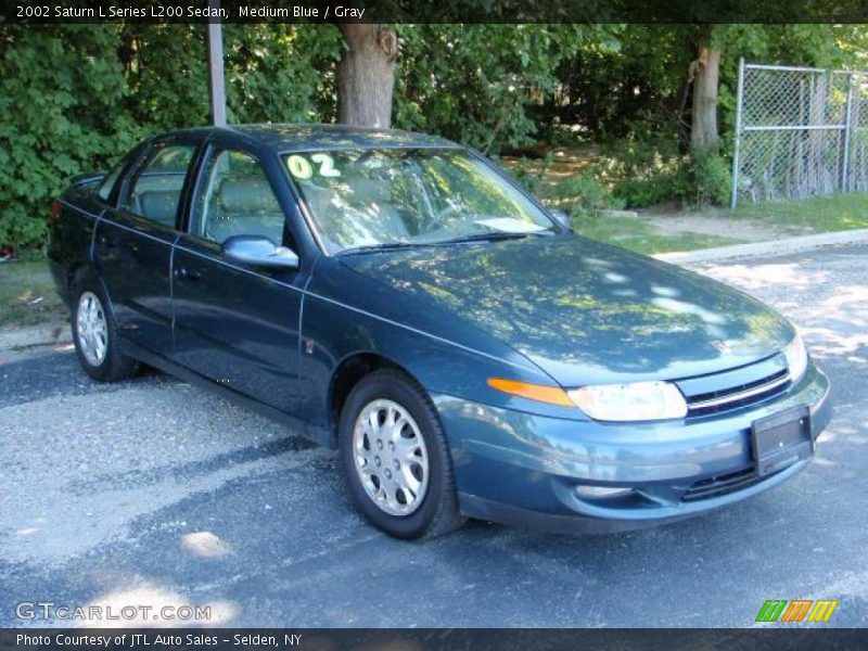 Medium Blue / Gray 2002 Saturn L Series L200 Sedan