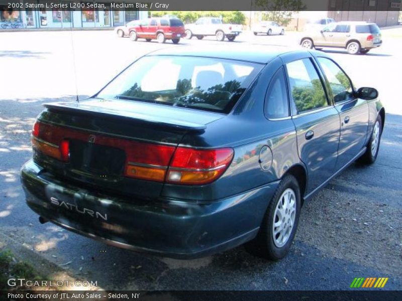 Medium Blue / Gray 2002 Saturn L Series L200 Sedan