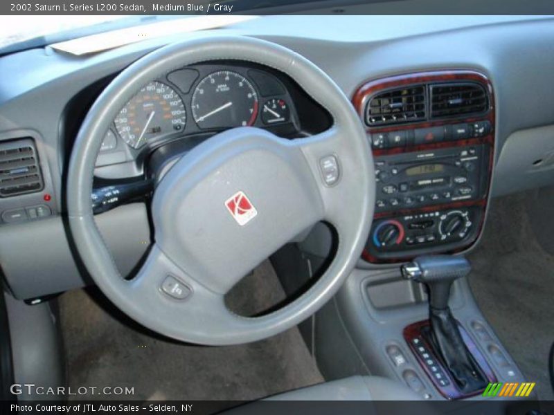 Medium Blue / Gray 2002 Saturn L Series L200 Sedan