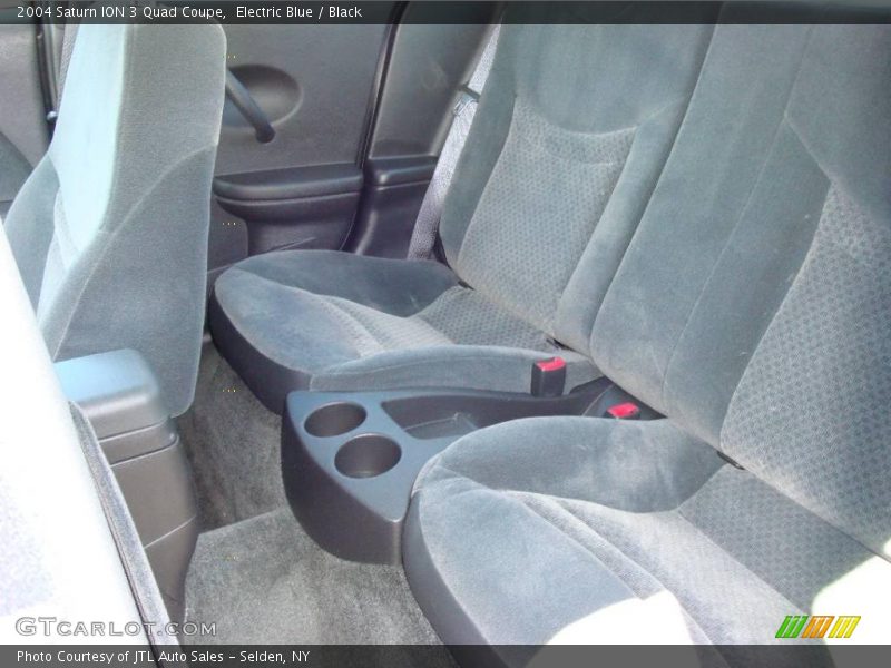 Electric Blue / Black 2004 Saturn ION 3 Quad Coupe