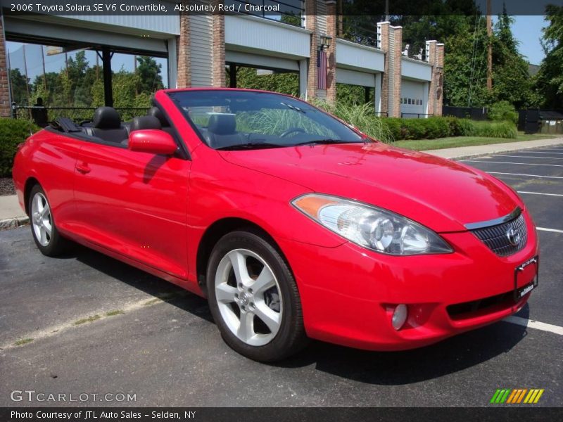 Absolutely Red / Charcoal 2006 Toyota Solara SE V6 Convertible
