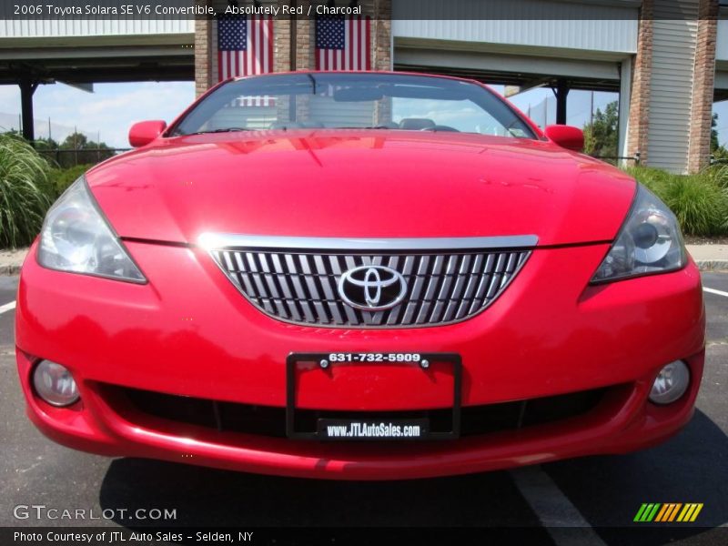 Absolutely Red / Charcoal 2006 Toyota Solara SE V6 Convertible
