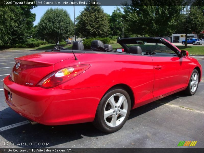 Absolutely Red / Charcoal 2006 Toyota Solara SE V6 Convertible