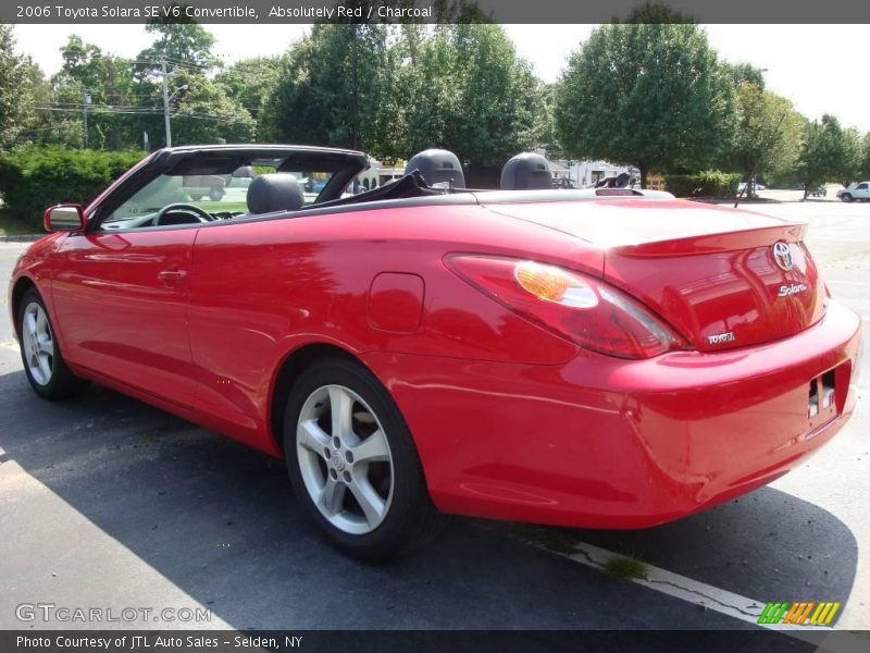Absolutely Red / Charcoal 2006 Toyota Solara SE V6 Convertible