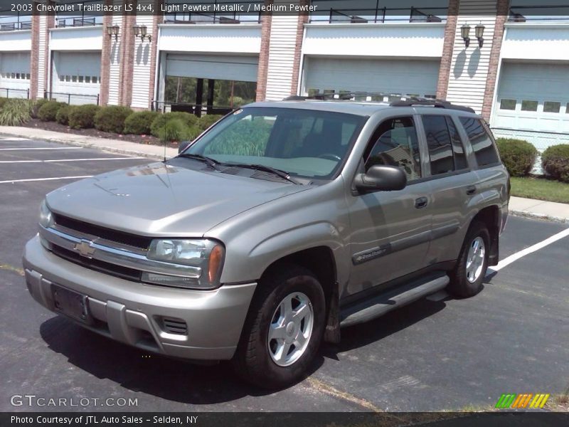 Light Pewter Metallic / Medium Pewter 2003 Chevrolet TrailBlazer LS 4x4