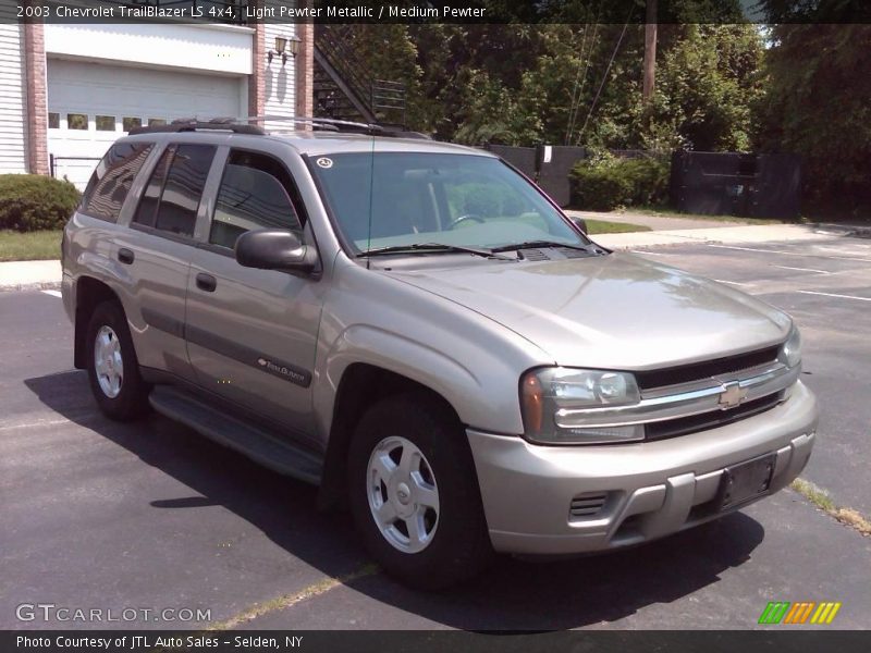 Light Pewter Metallic / Medium Pewter 2003 Chevrolet TrailBlazer LS 4x4