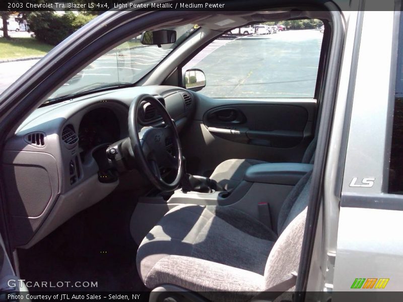 Light Pewter Metallic / Medium Pewter 2003 Chevrolet TrailBlazer LS 4x4