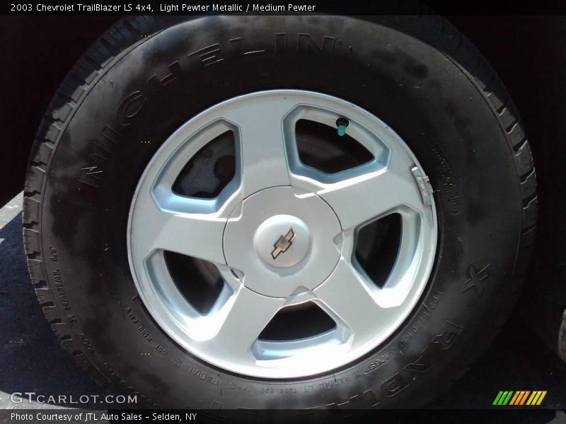 Light Pewter Metallic / Medium Pewter 2003 Chevrolet TrailBlazer LS 4x4