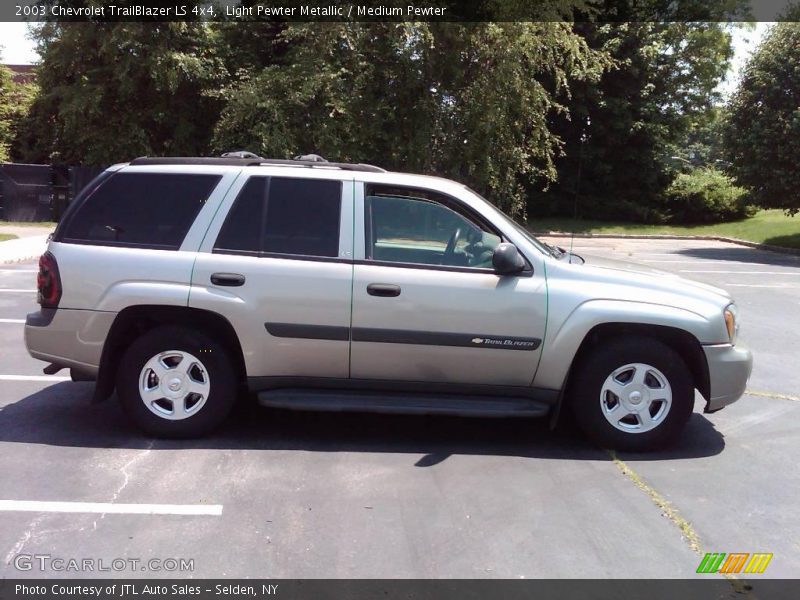 Light Pewter Metallic / Medium Pewter 2003 Chevrolet TrailBlazer LS 4x4