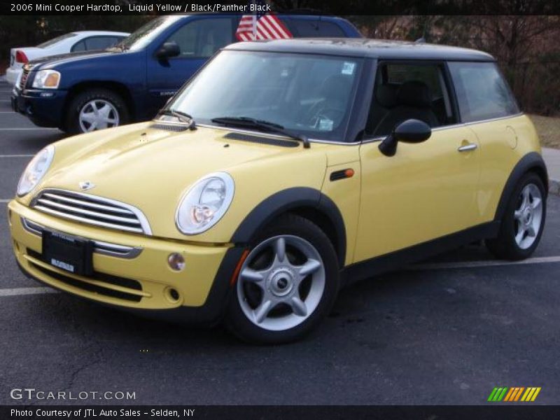 Liquid Yellow / Black/Panther Black 2006 Mini Cooper Hardtop