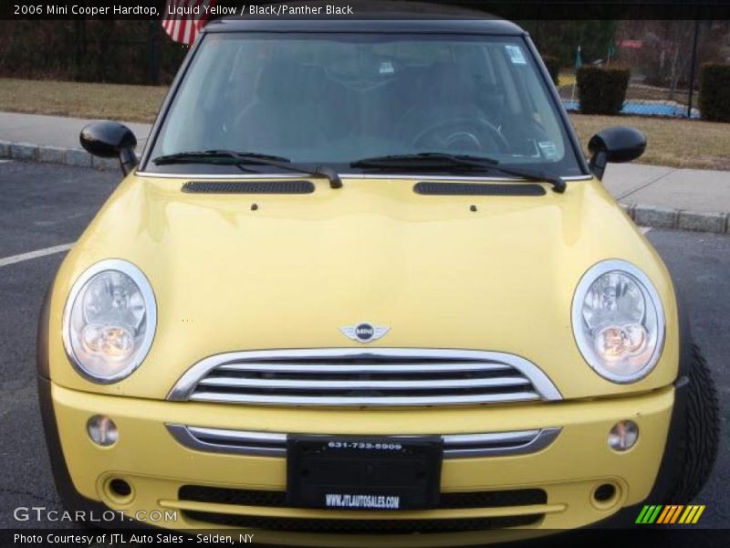 Liquid Yellow / Black/Panther Black 2006 Mini Cooper Hardtop