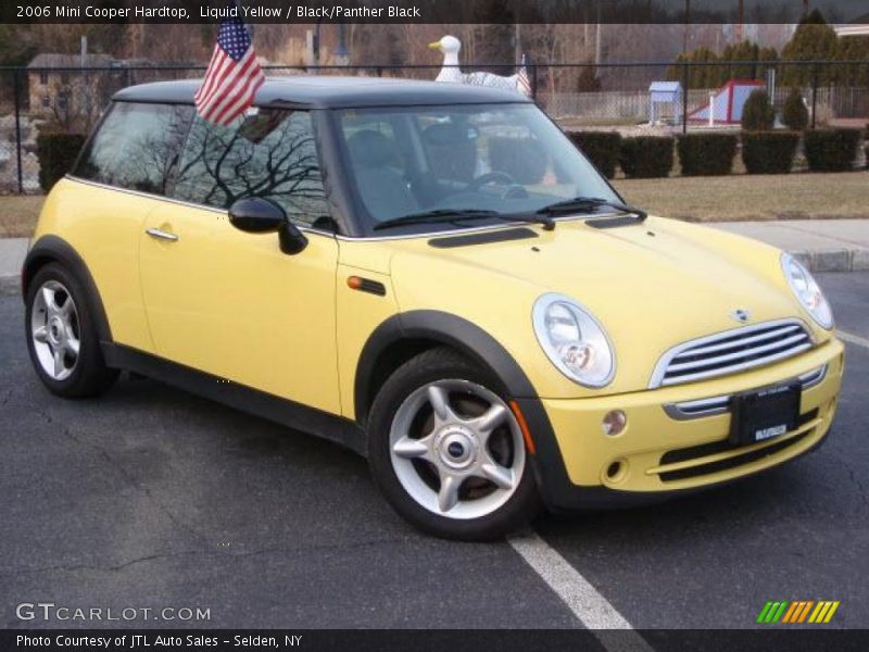 Liquid Yellow / Black/Panther Black 2006 Mini Cooper Hardtop