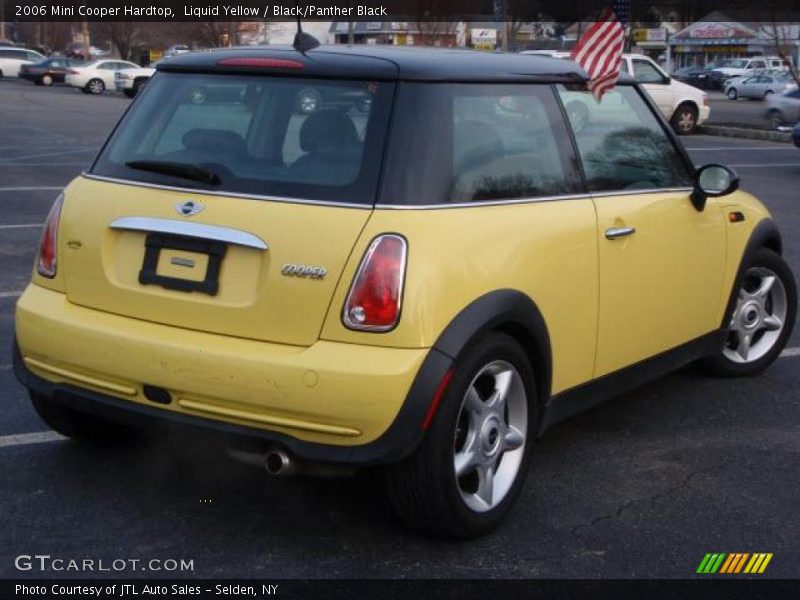 Liquid Yellow / Black/Panther Black 2006 Mini Cooper Hardtop