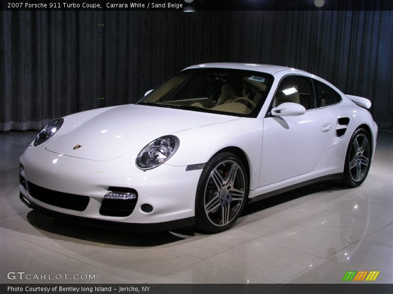 Carrara White / Sand Beige 2007 Porsche 911 Turbo Coupe