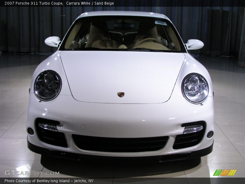 Carrara White / Sand Beige 2007 Porsche 911 Turbo Coupe