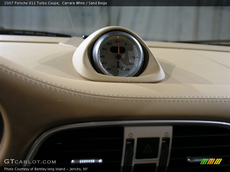 Carrara White / Sand Beige 2007 Porsche 911 Turbo Coupe