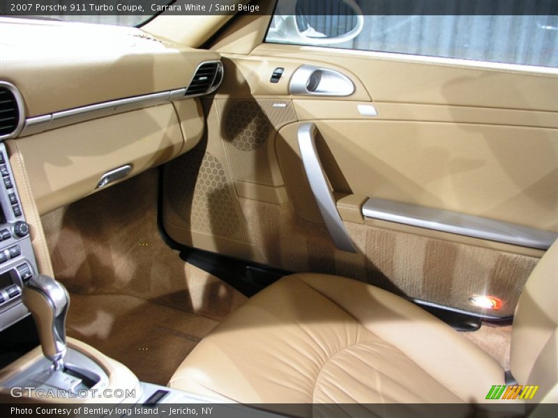 Carrara White / Sand Beige 2007 Porsche 911 Turbo Coupe