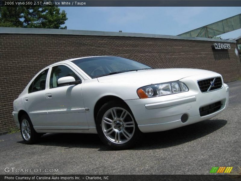 Ice White / Taupe 2006 Volvo S60 2.5T AWD