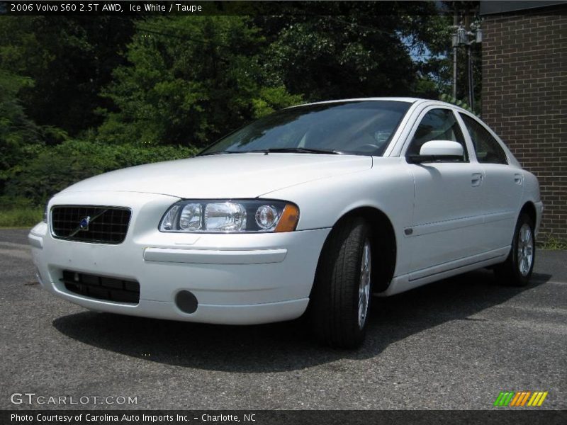 Ice White / Taupe 2006 Volvo S60 2.5T AWD