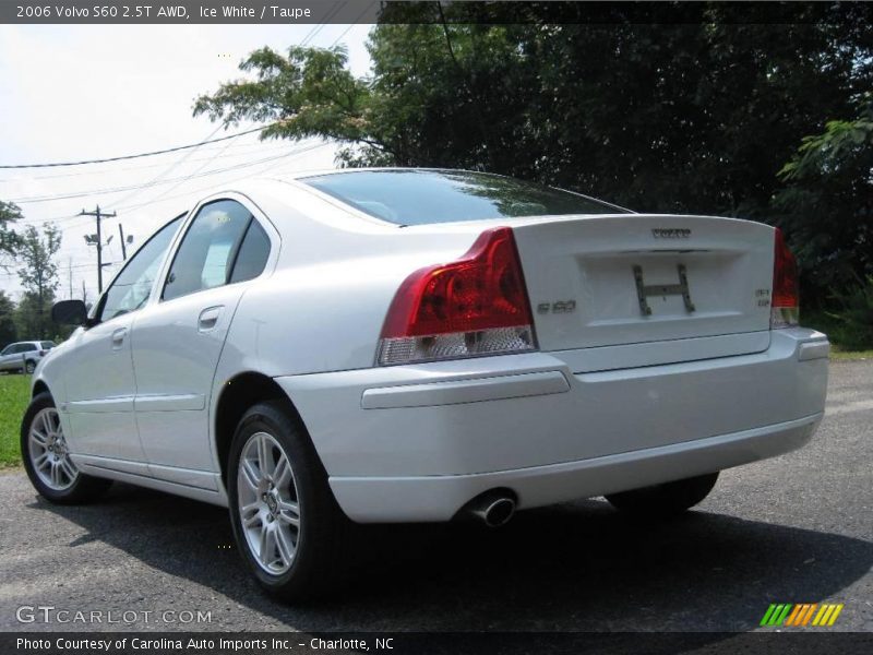 Ice White / Taupe 2006 Volvo S60 2.5T AWD