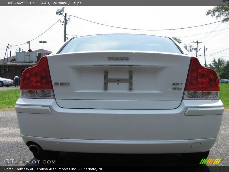 Ice White / Taupe 2006 Volvo S60 2.5T AWD