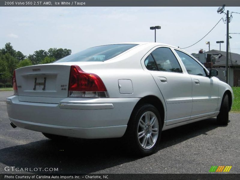 Ice White / Taupe 2006 Volvo S60 2.5T AWD