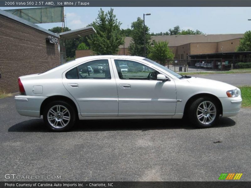 Ice White / Taupe 2006 Volvo S60 2.5T AWD