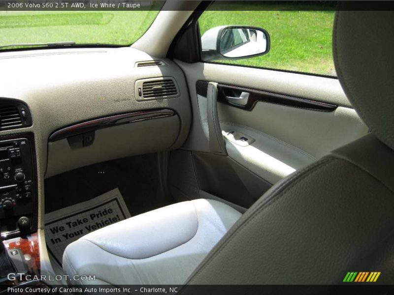 Ice White / Taupe 2006 Volvo S60 2.5T AWD