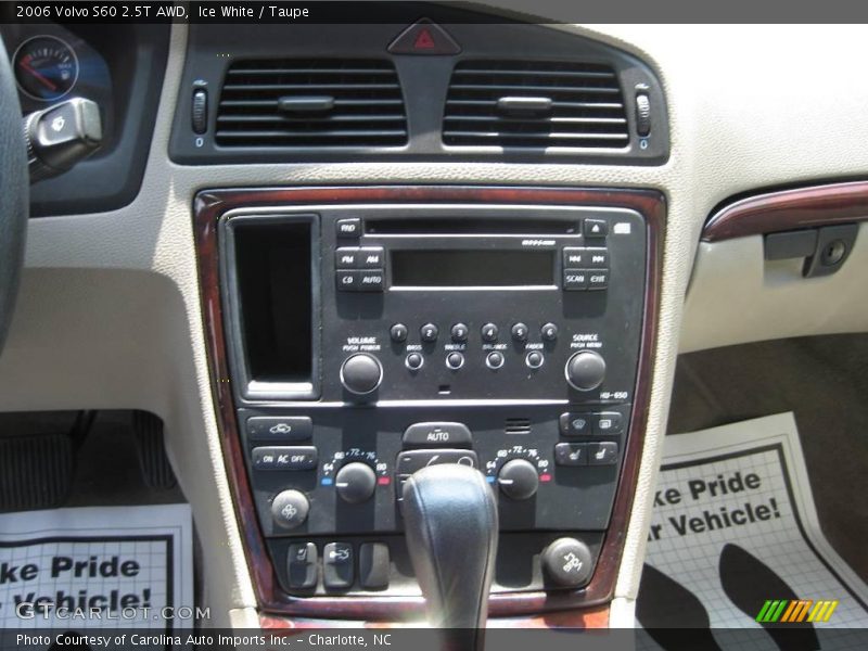 Ice White / Taupe 2006 Volvo S60 2.5T AWD