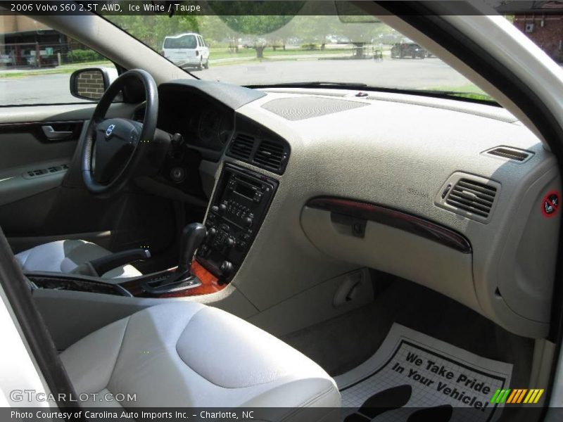 Ice White / Taupe 2006 Volvo S60 2.5T AWD