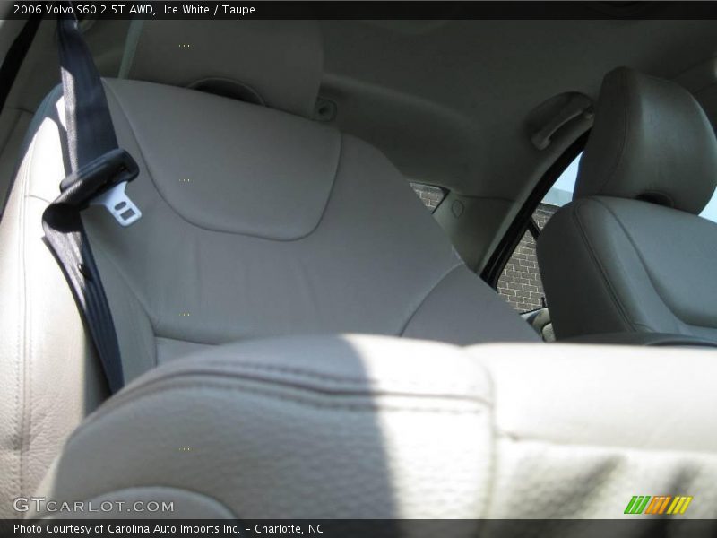 Ice White / Taupe 2006 Volvo S60 2.5T AWD