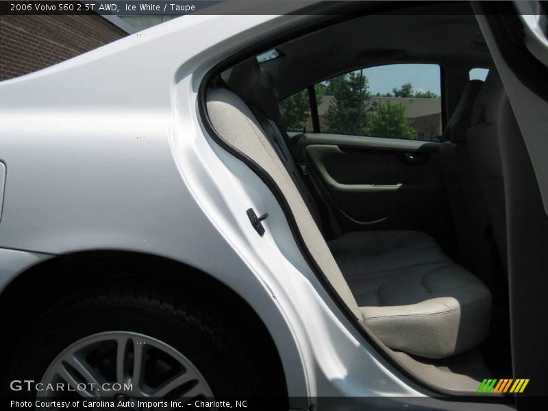 Ice White / Taupe 2006 Volvo S60 2.5T AWD