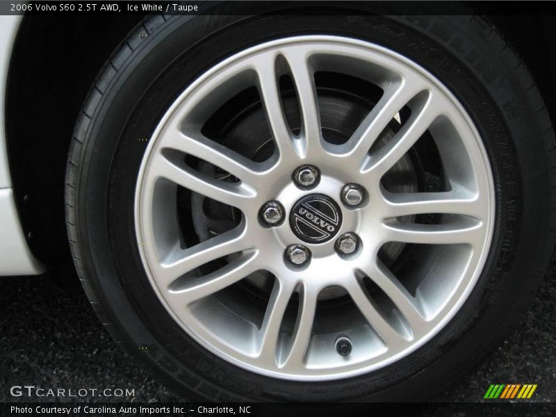 Ice White / Taupe 2006 Volvo S60 2.5T AWD