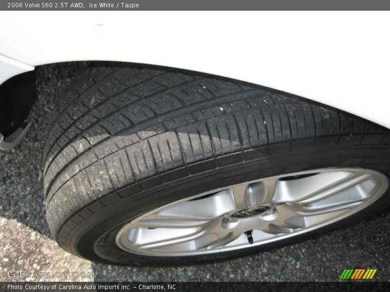 Ice White / Taupe 2006 Volvo S60 2.5T AWD
