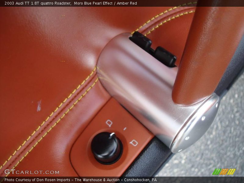 Moro Blue Pearl Effect / Amber Red 2003 Audi TT 1.8T quattro Roadster