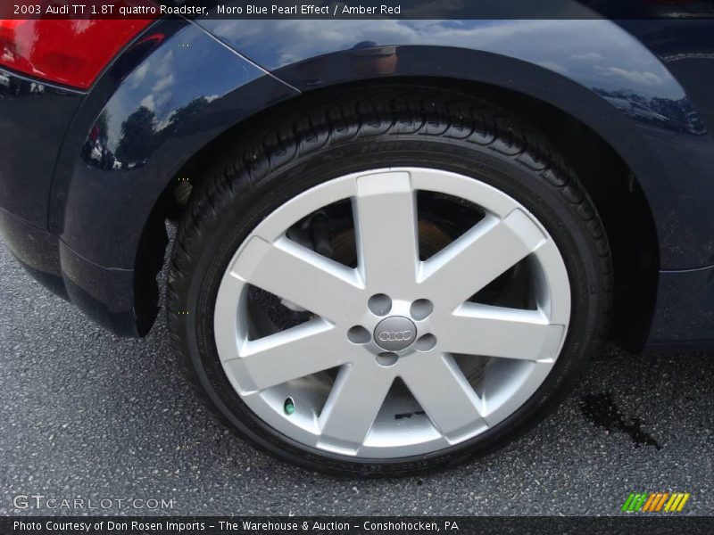 Moro Blue Pearl Effect / Amber Red 2003 Audi TT 1.8T quattro Roadster