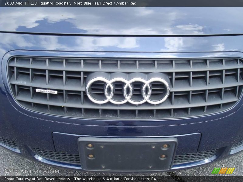 Moro Blue Pearl Effect / Amber Red 2003 Audi TT 1.8T quattro Roadster