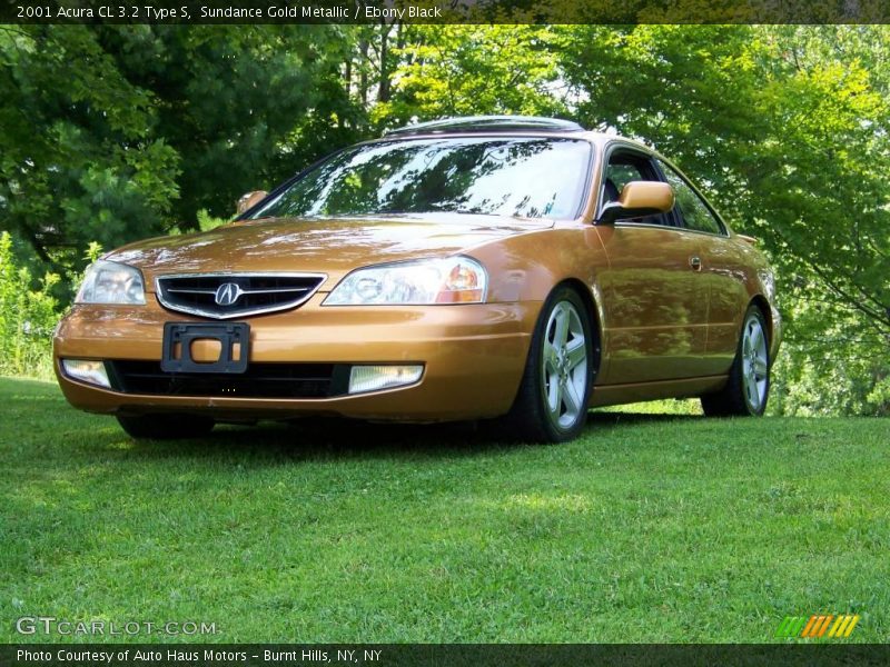 Sundance Gold Metallic / Ebony Black 2001 Acura CL 3.2 Type S