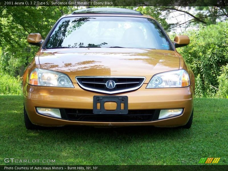 Sundance Gold Metallic / Ebony Black 2001 Acura CL 3.2 Type S