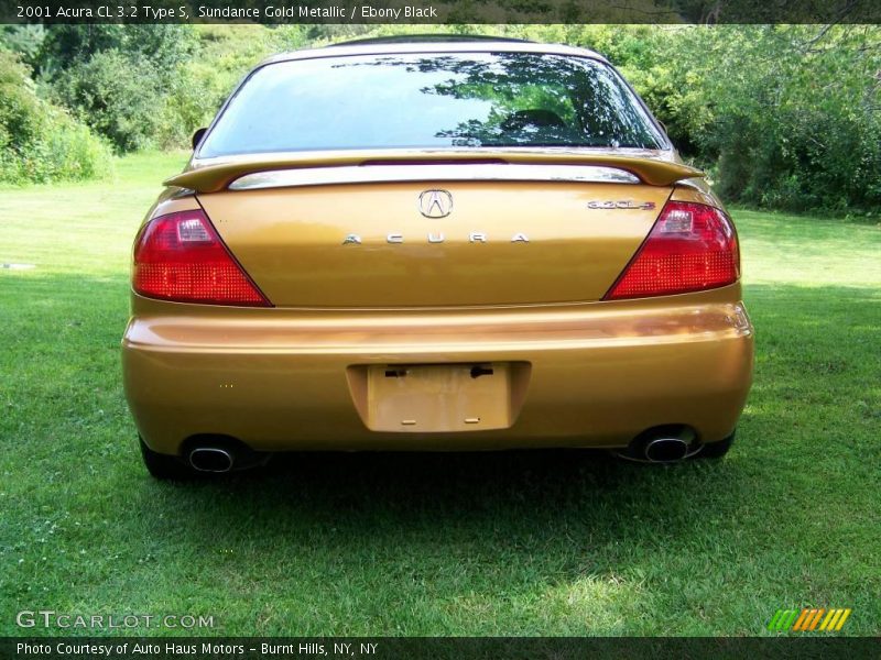 Sundance Gold Metallic / Ebony Black 2001 Acura CL 3.2 Type S